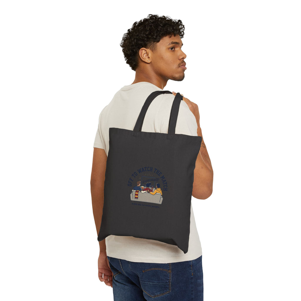 Off To Watch The Match Tote | Soccer Watch Party, Country Colors
