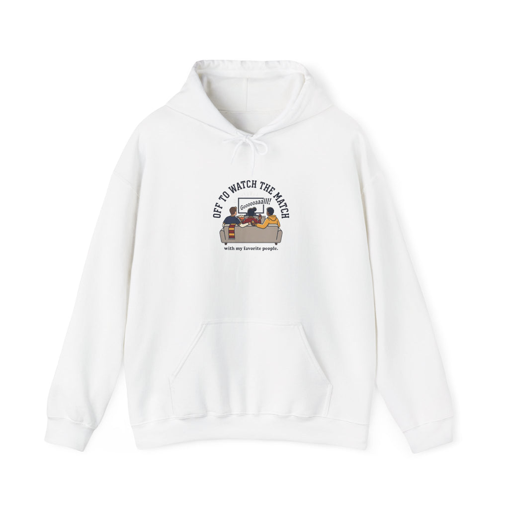 Off to Watch the Match Hoodie | soccer watch party, cozy hoodie