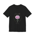 January Peony Birth Flower Tee |  personalized name