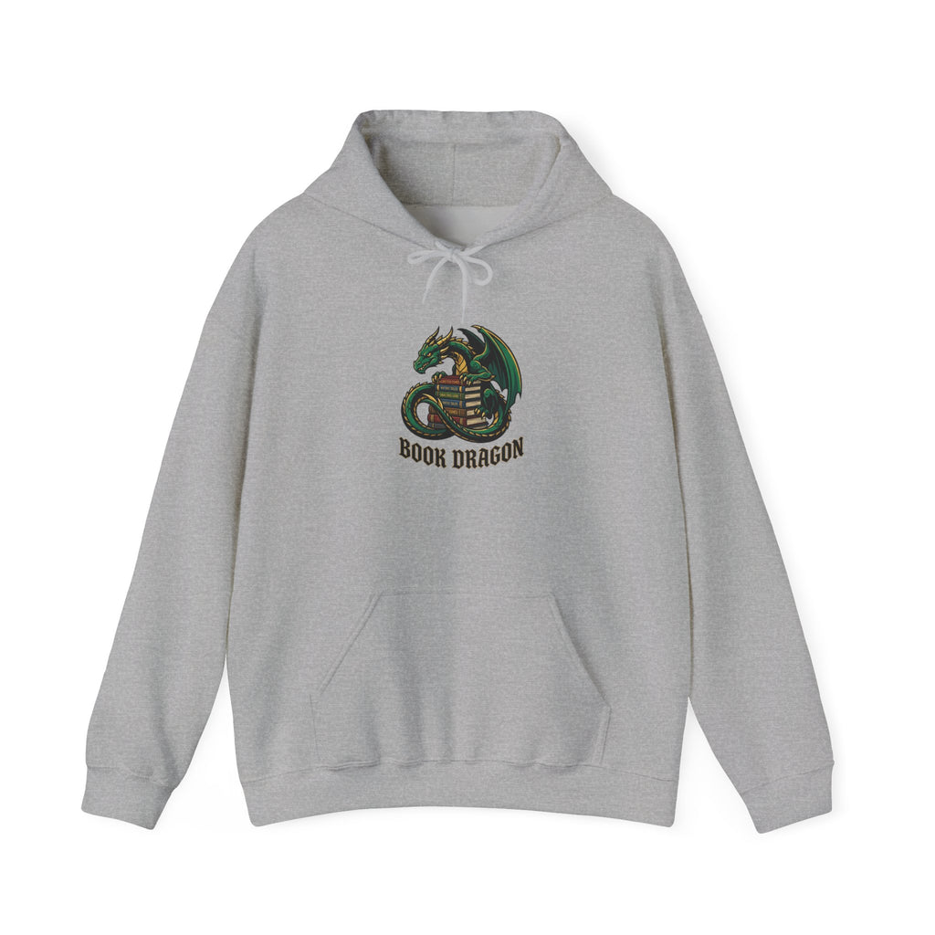Book Dragon Hoodie | dragon, fantasy art, tattoo style