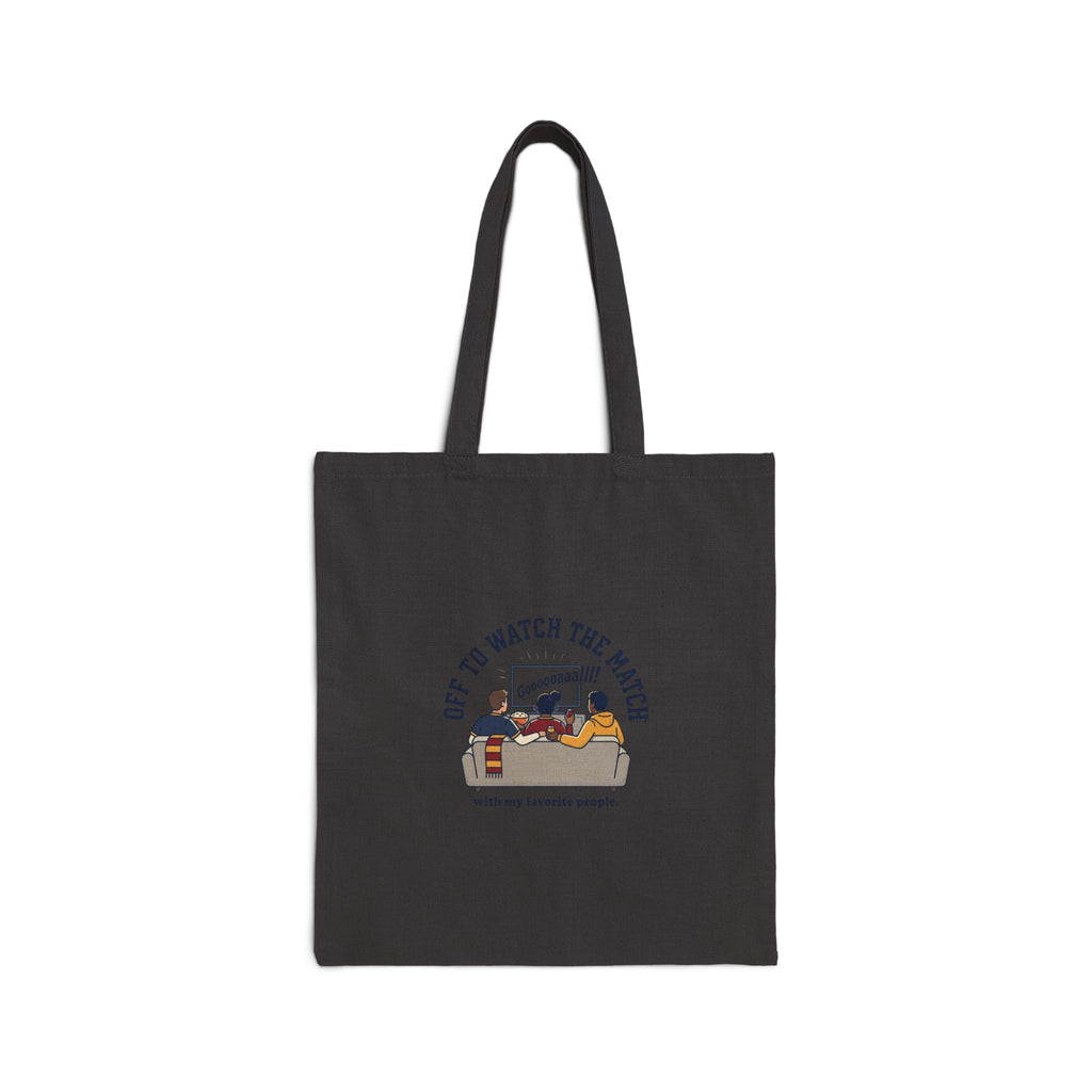 Off To Watch The Match Tote | Soccer Watch Party, Country Colors