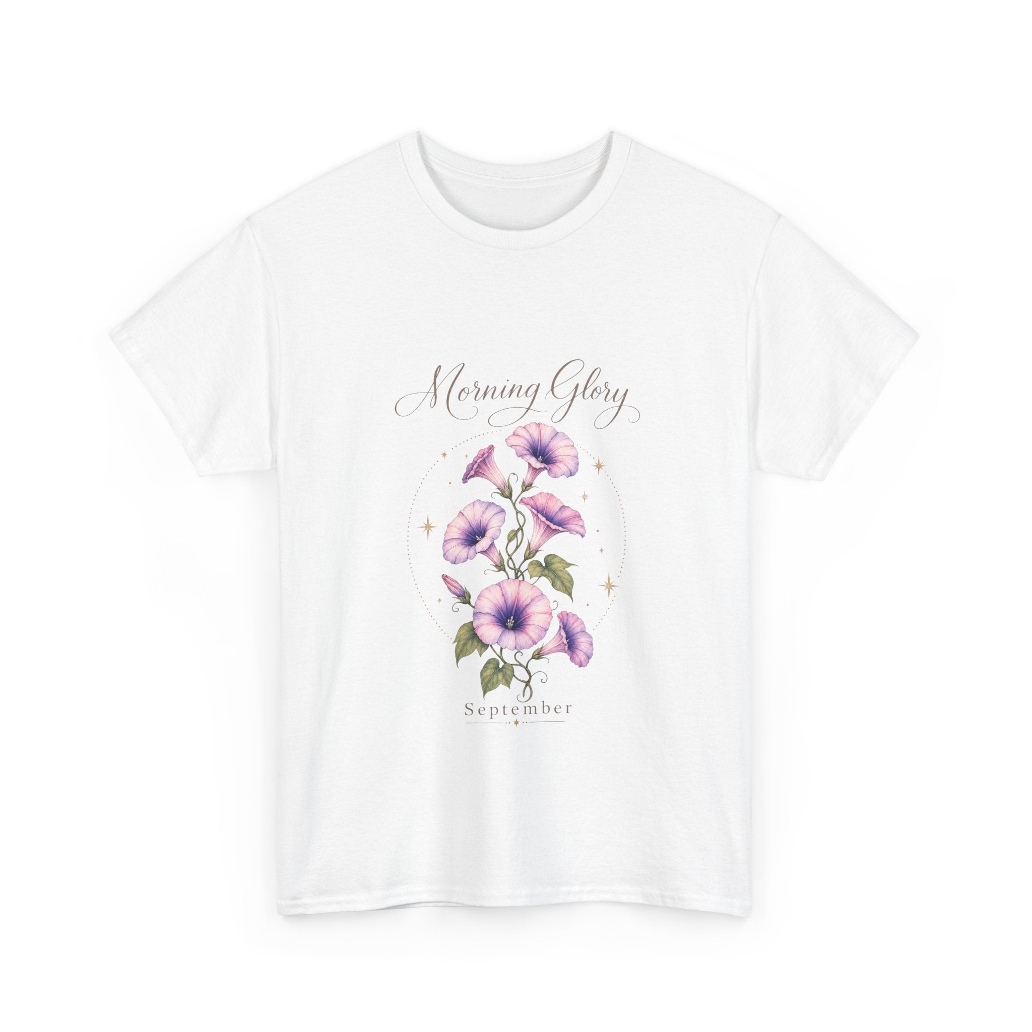September Birth Flower Shirt – Morning Glory Floral Tee