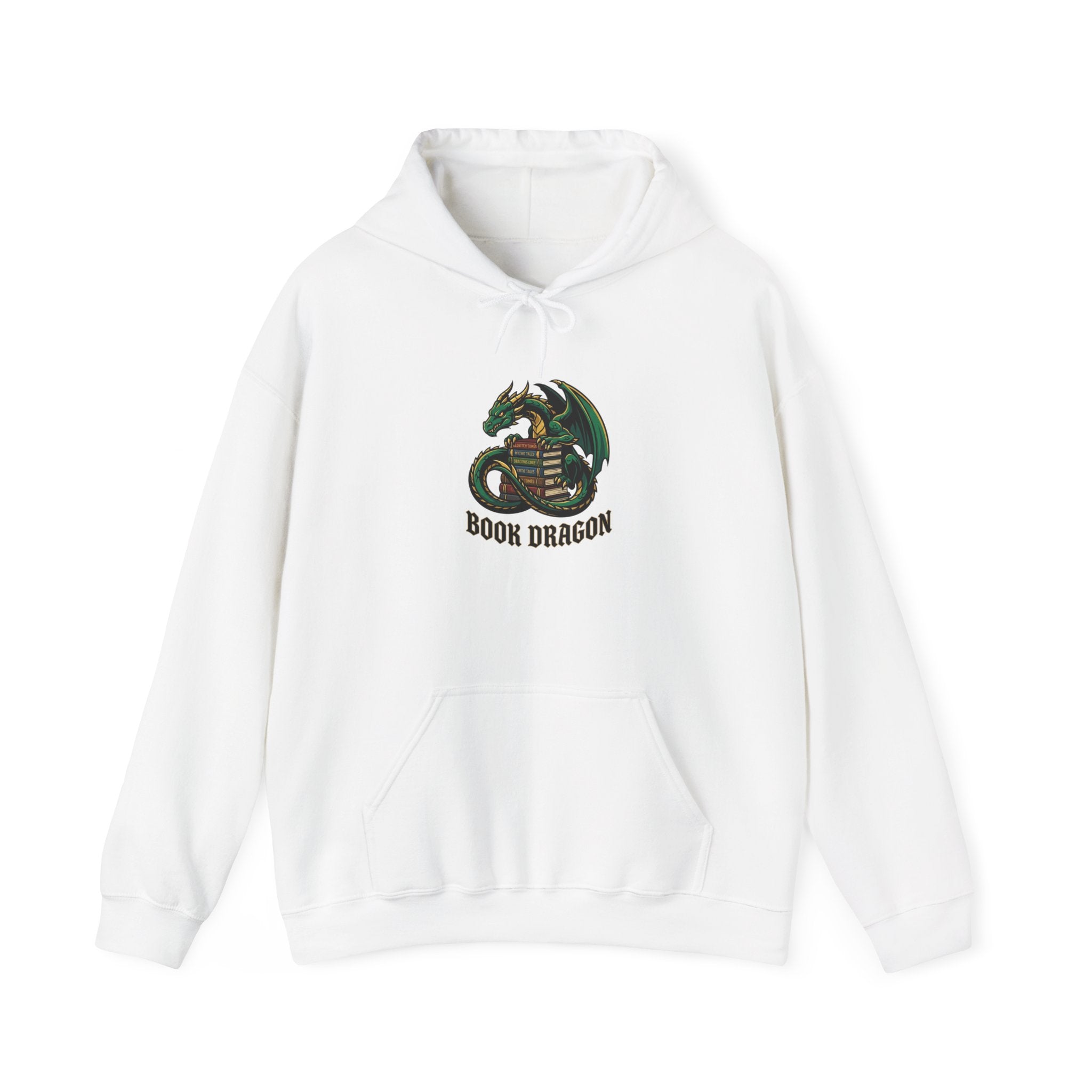 Book Dragon Hoodie | dragon, fantasy art, tattoo style