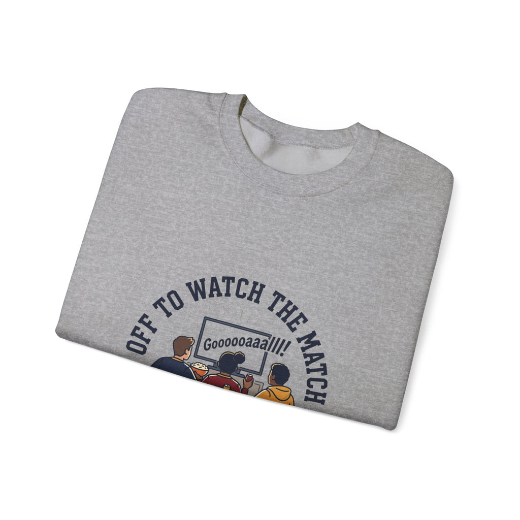 Off to Watch the Match Sweatshirt | soccer watch party, match-day outfit