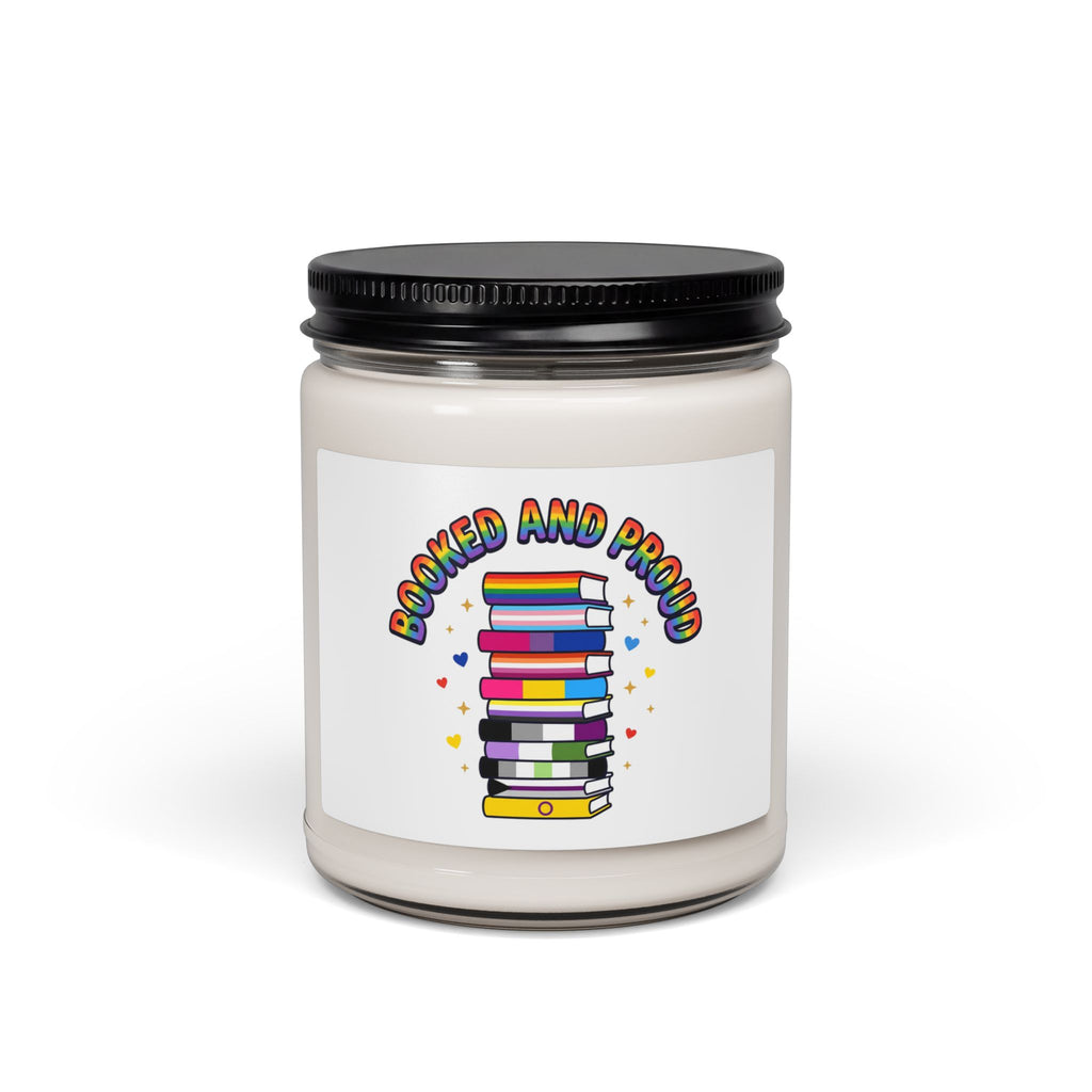 Bookish and Proud Candle, Soy 9oz | Pride, Queer Joy