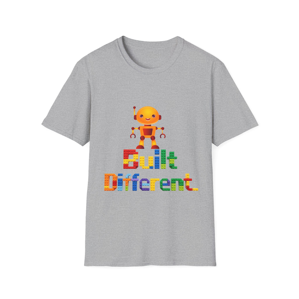 T-Shirt — Built Different Robot Graphic Tee