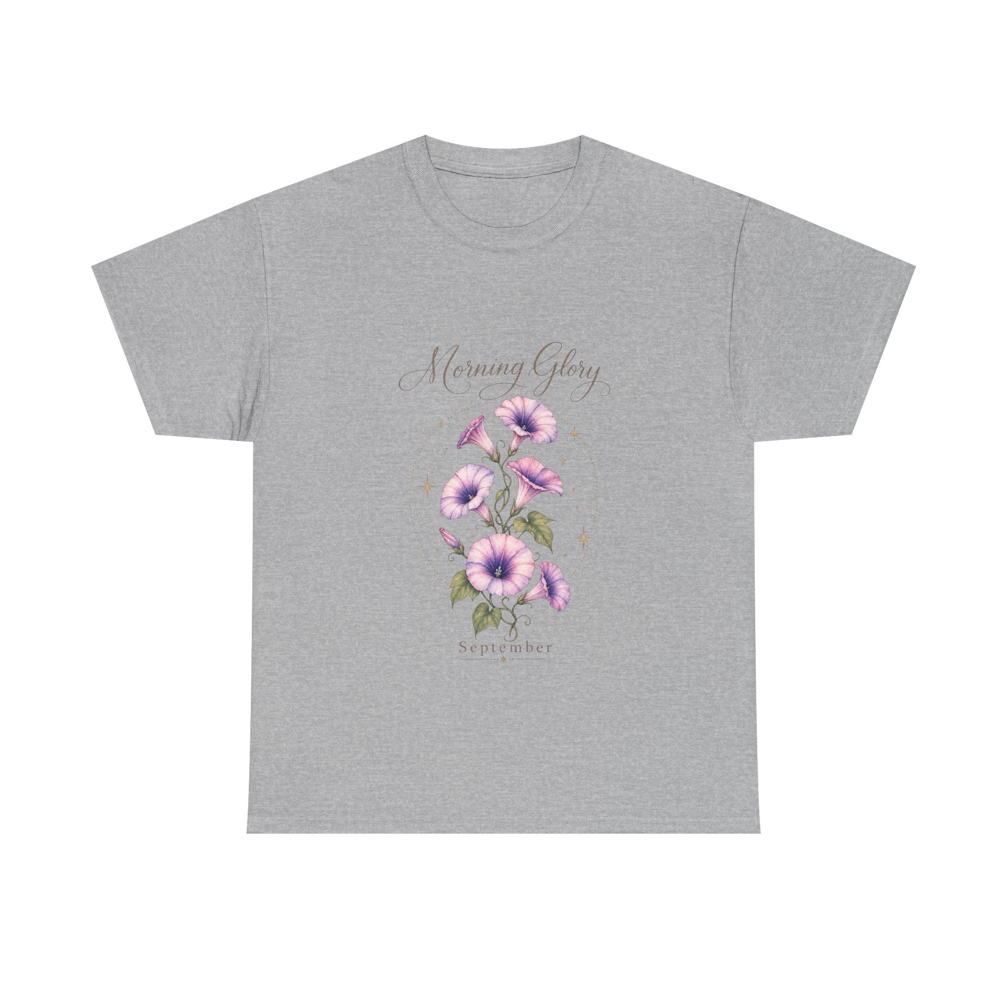September Birth Flower Shirt – Morning Glory Floral Tee
