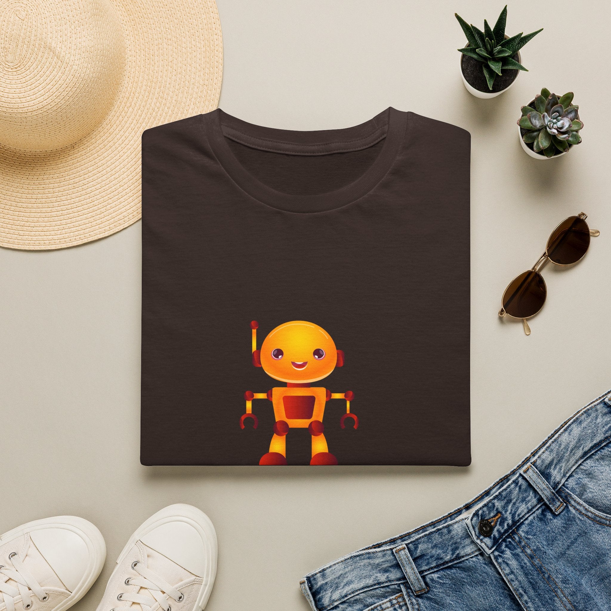 T-Shirt — Built Different Robot Graphic Tee
