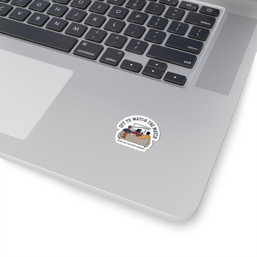 Off to Watch the Match Kiss-Cut Stickers | Soccer Watch Party, Country Colors
