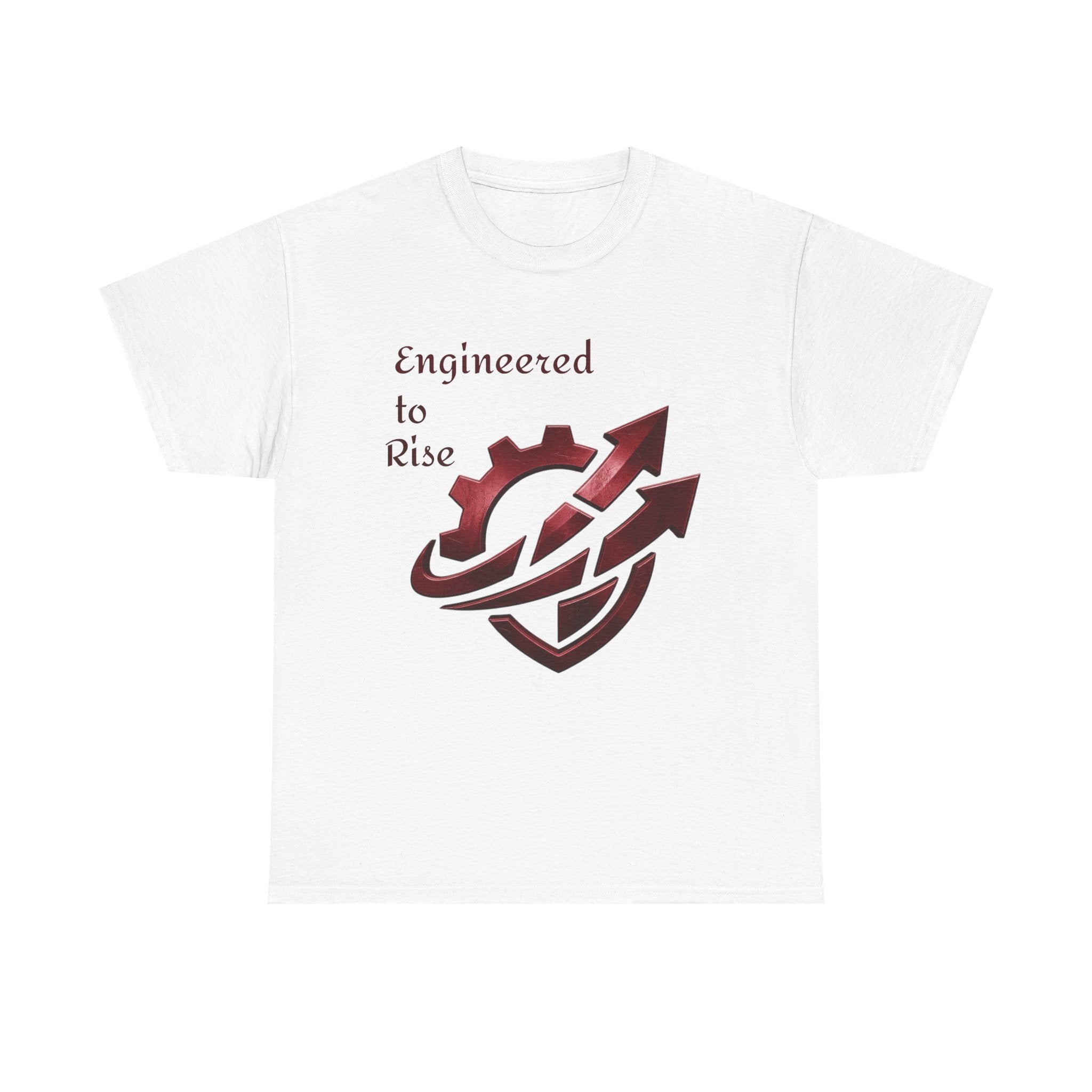 Engineered to Rise T-Shirt — "Built Different" Motivational Tech Tee