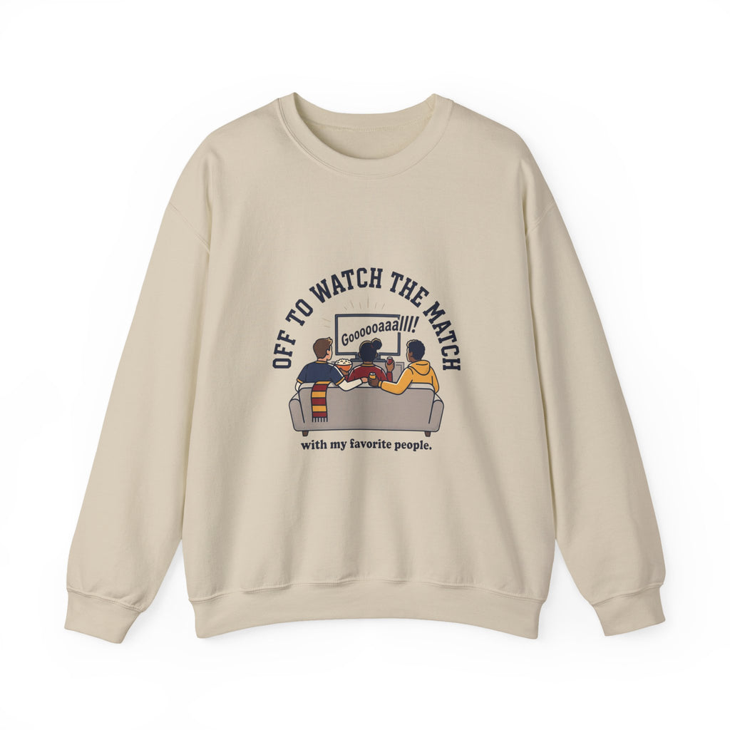 Off to Watch the Match Sweatshirt | soccer watch party, match-day outfit