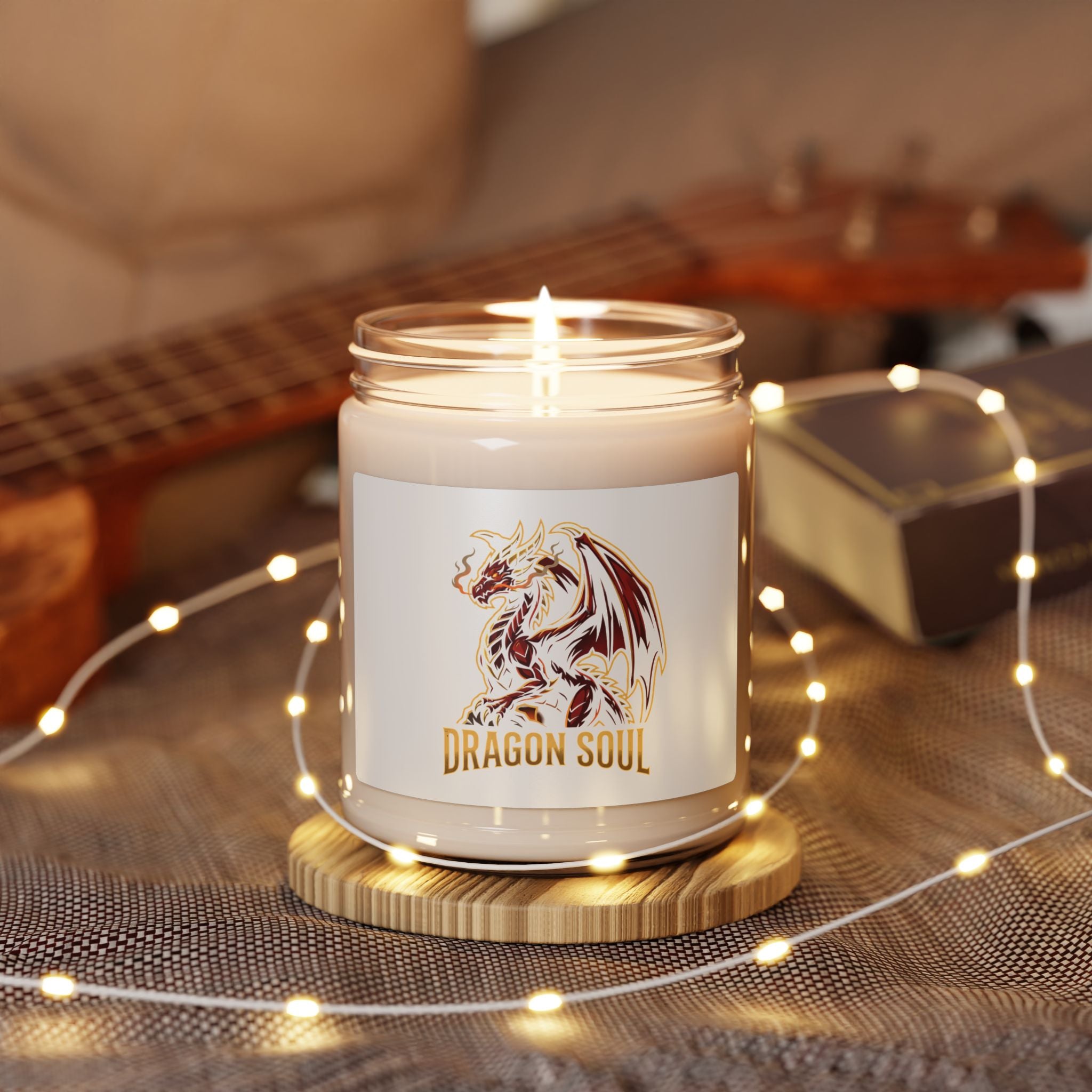 Dragon Soul Candle | dragon, fantasy art, mythical creature, dark academia