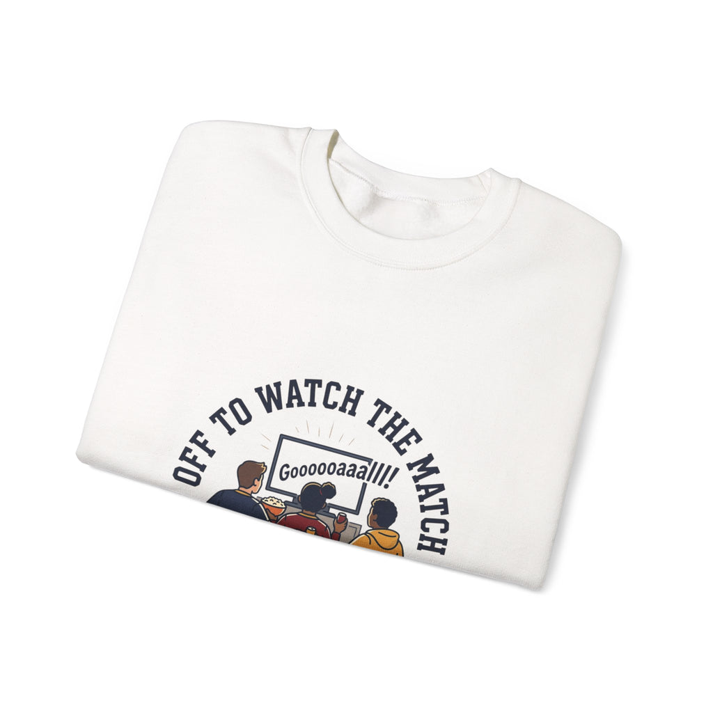 Off to Watch the Match Sweatshirt | soccer watch party, match-day outfit