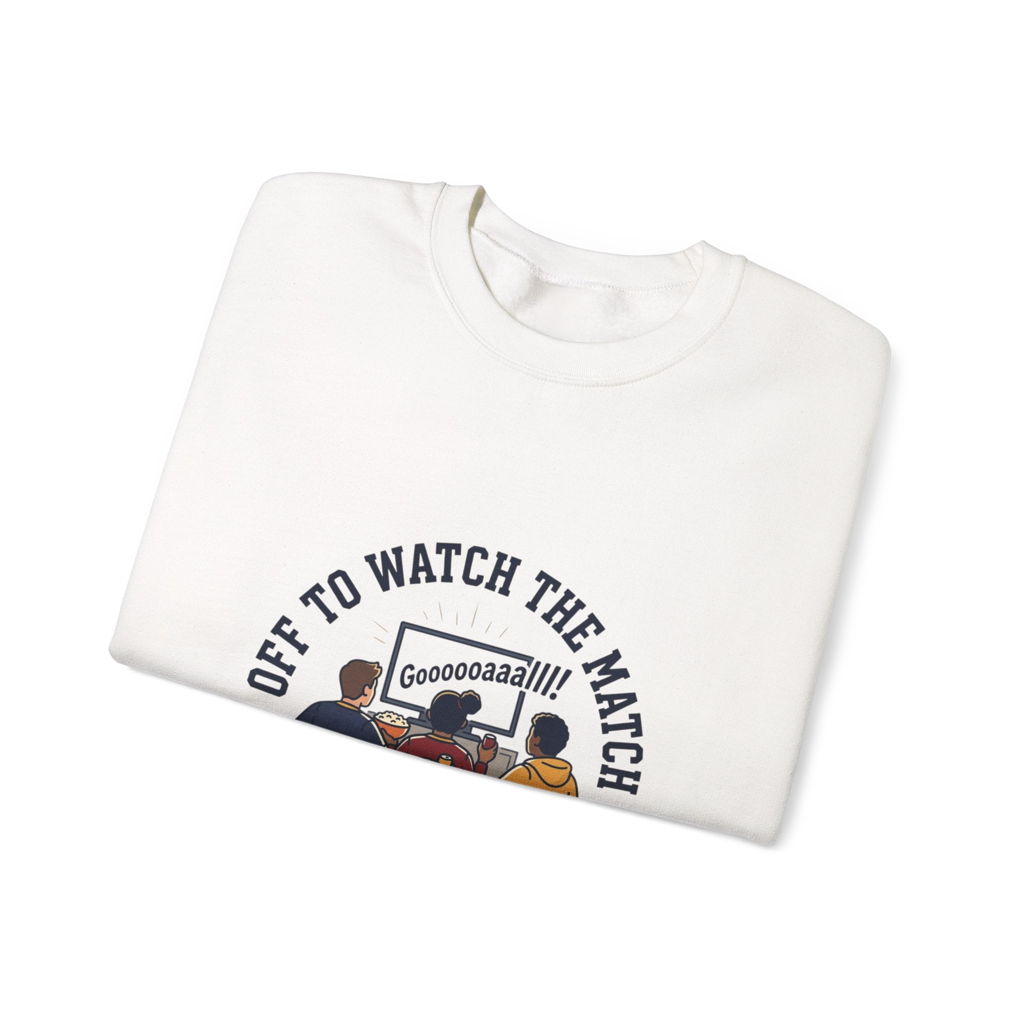 Off to Watch the Match Sweatshirt | soccer watch party, match-day outfit