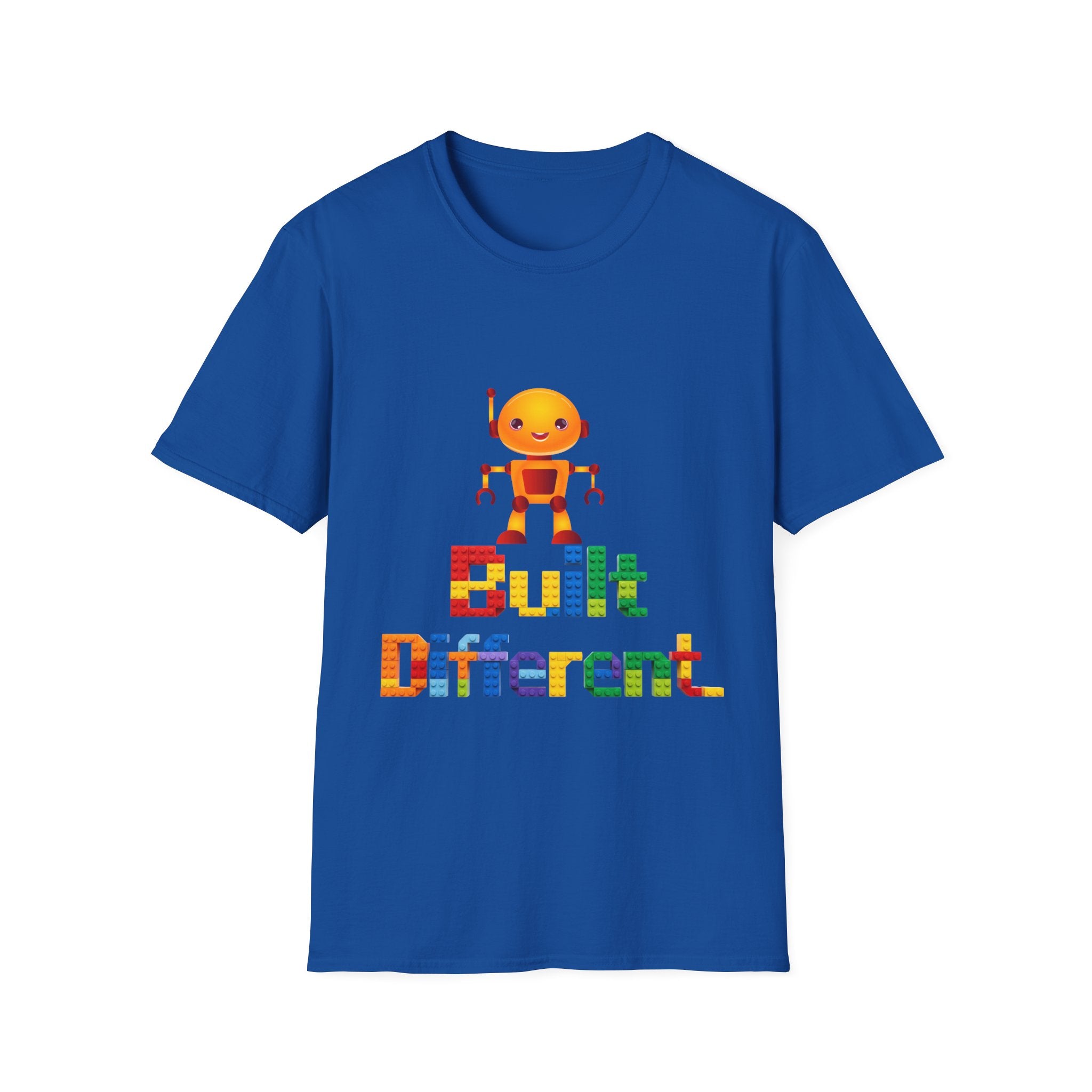 T-Shirt — Built Different Robot Graphic Tee