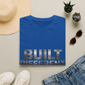 Built Different T-Shirt — Bold Metallic Graphic Tee for Confident, Casual Style