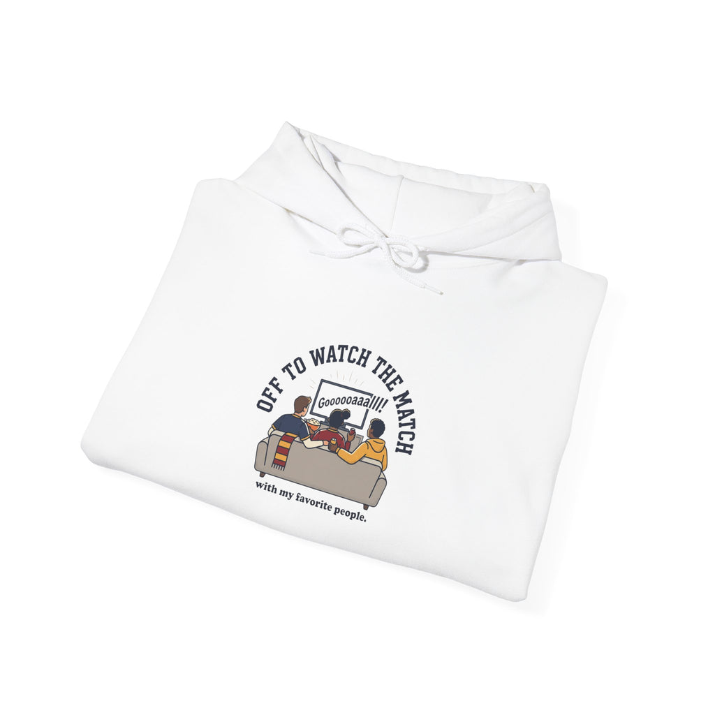 Off to Watch the Match Hoodie | soccer watch party, cozy hoodie