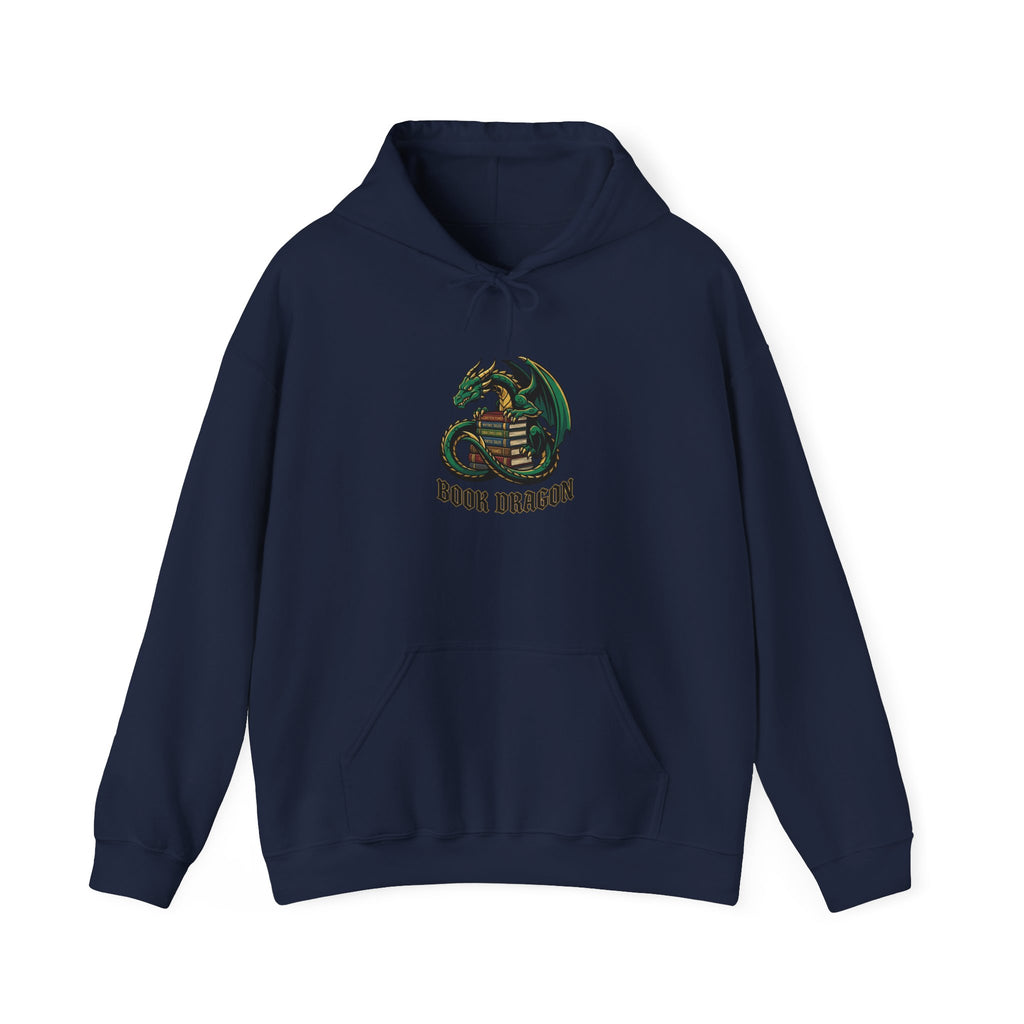 Book Dragon Hoodie | dragon, fantasy art, tattoo style