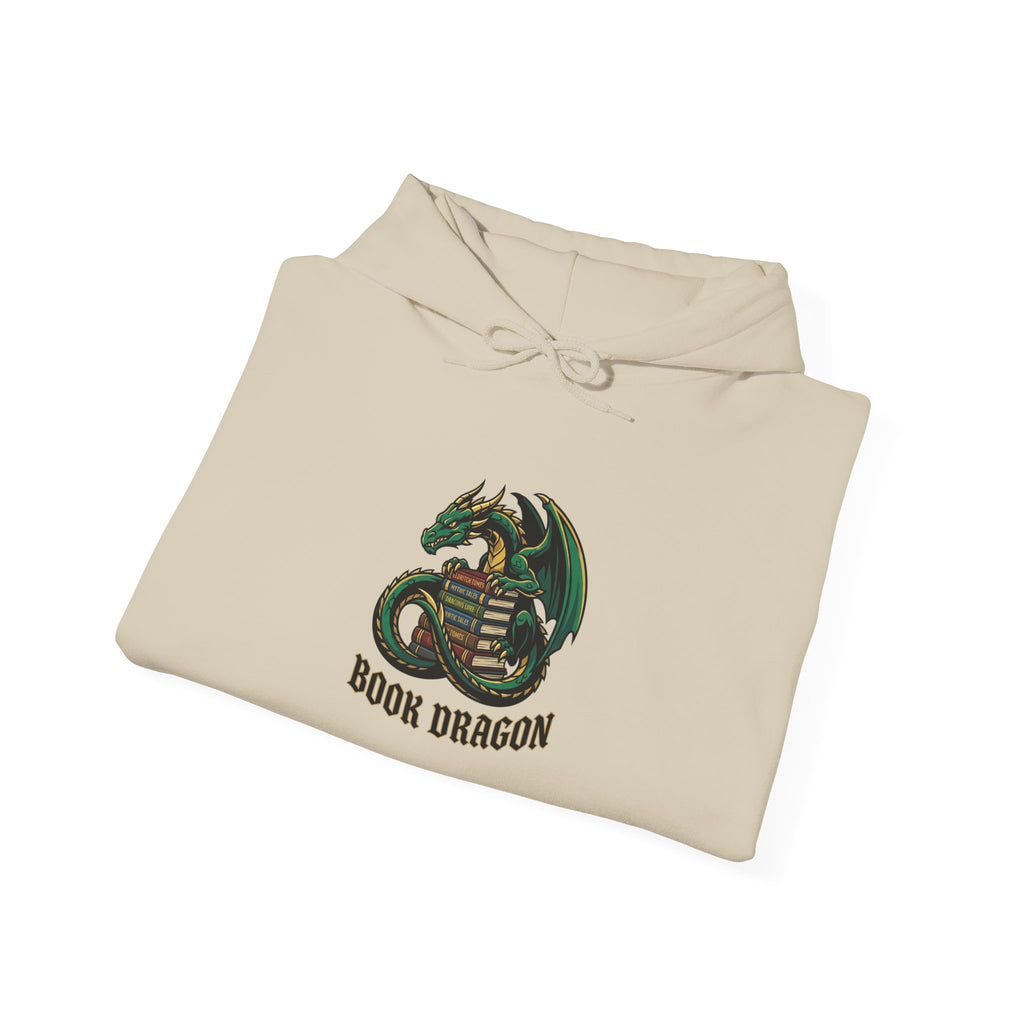 Book Dragon Hoodie | dragon, fantasy art, tattoo style