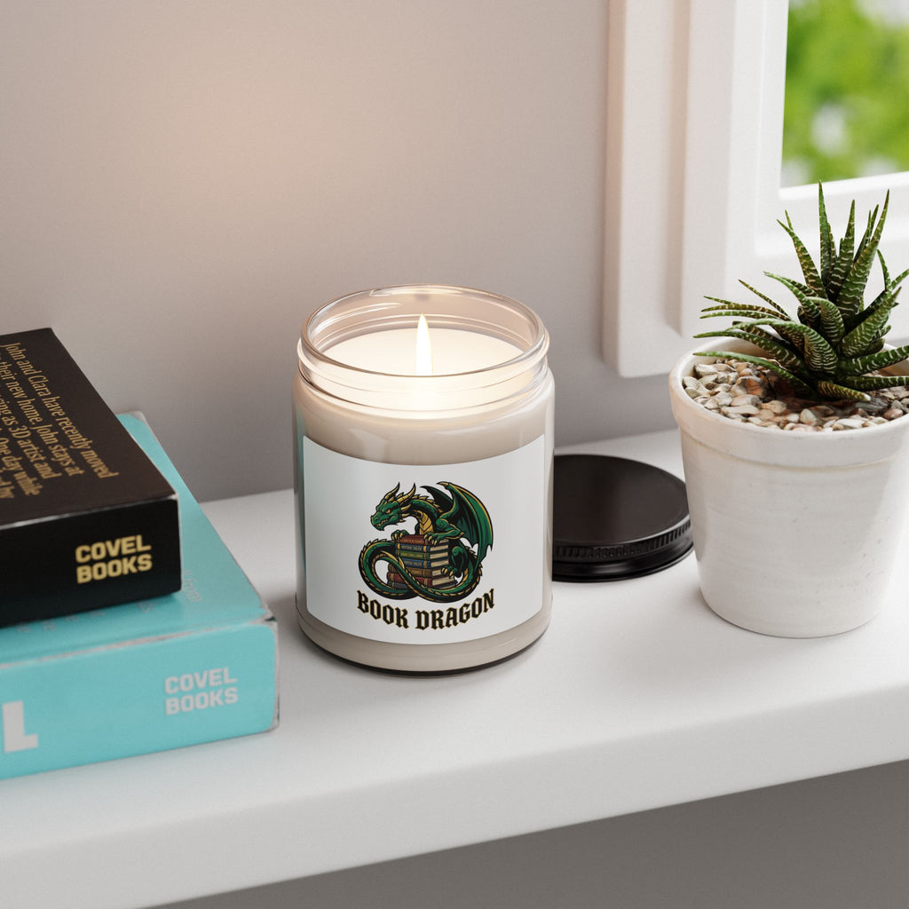 Book Dragon Candle | dragon, fantasy art, dark academia