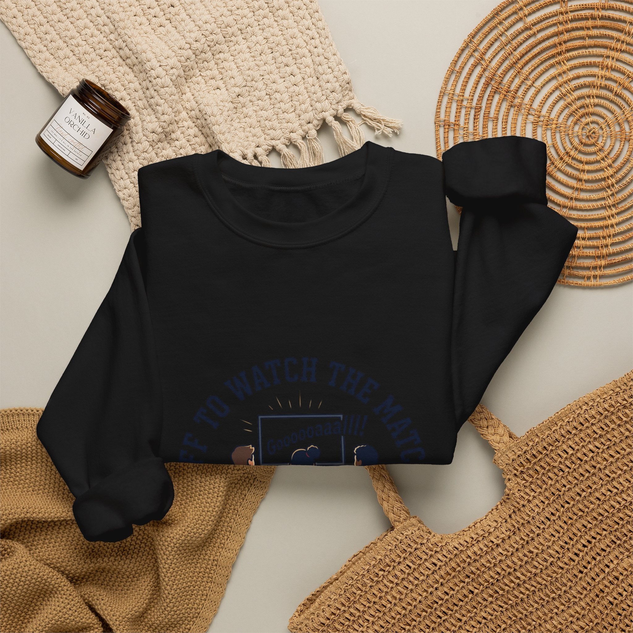 Off to Watch the Match Sweatshirt | soccer watch party, match-day outfit