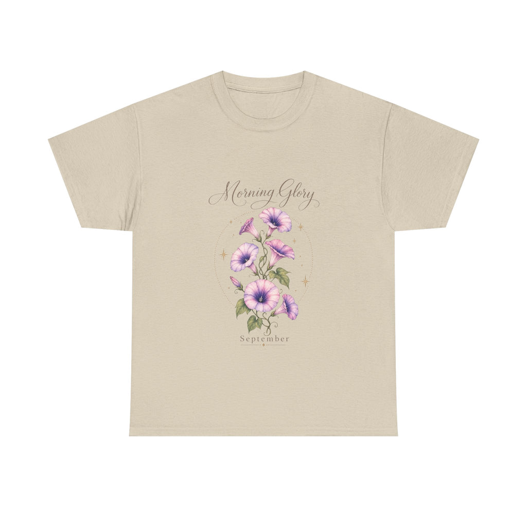 September Birth Flower Shirt – Morning Glory Floral Tee