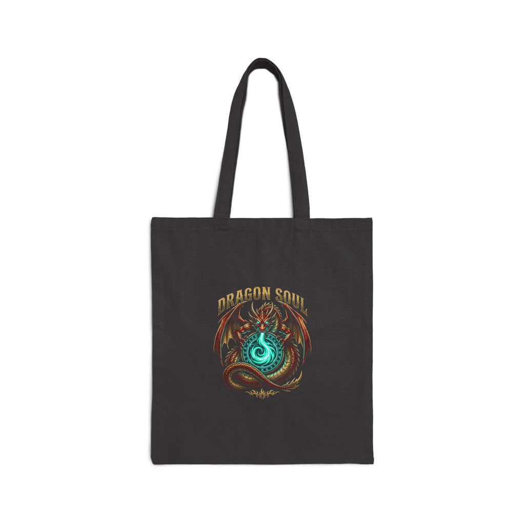 Dragon Soul tote, fantasy art dragon, mythical creature,