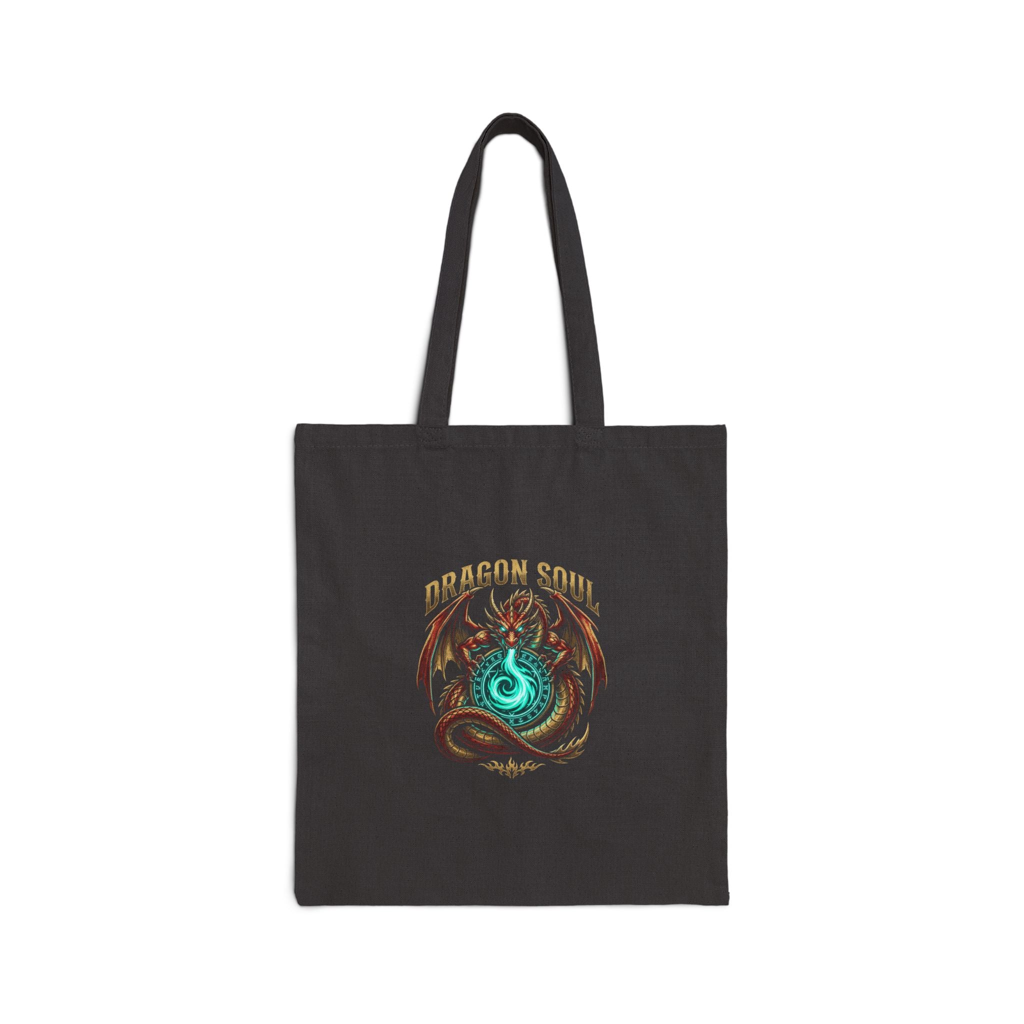 Dragon Soul tote, fantasy art dragon, mythical creature,
