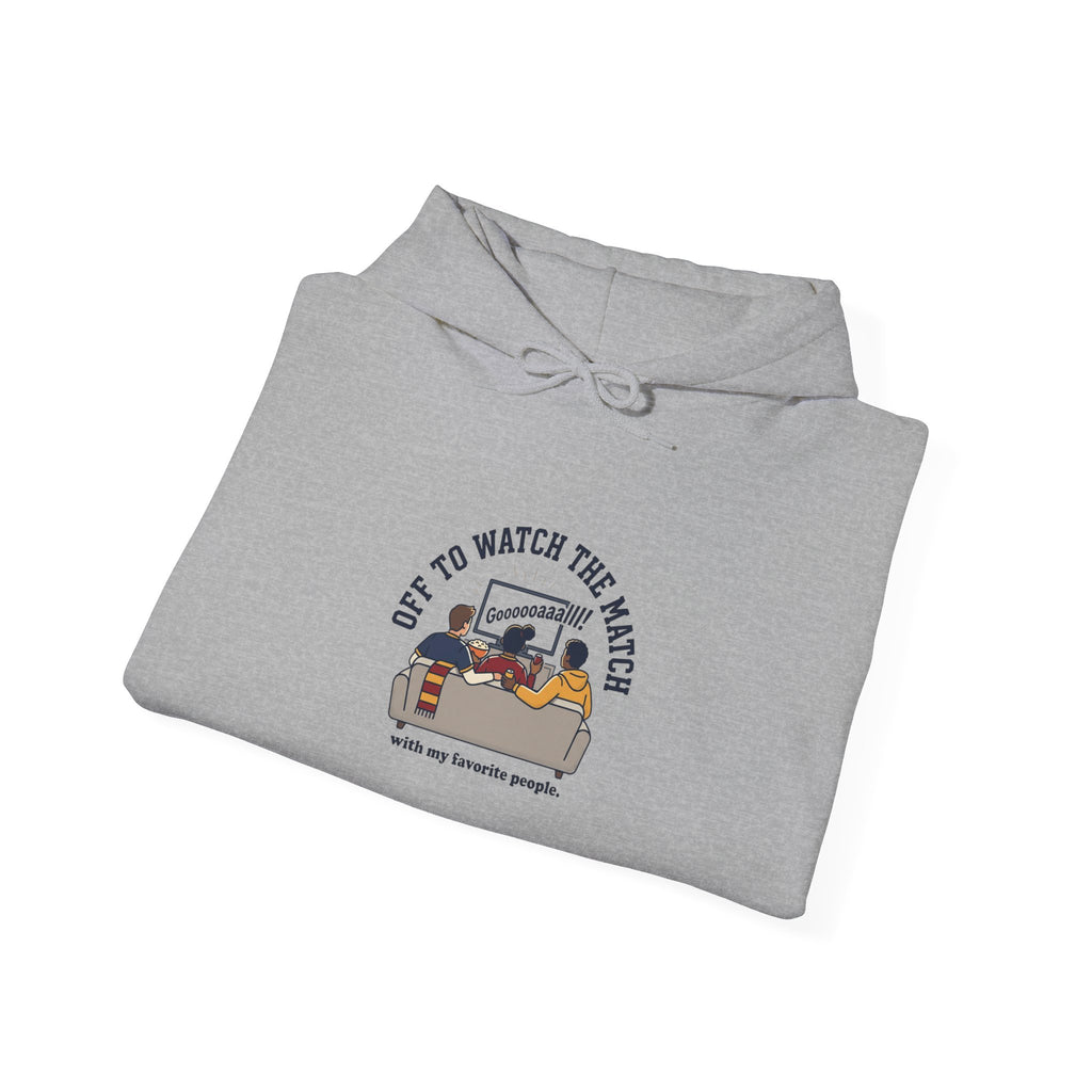 Off to Watch the Match Hoodie | soccer watch party, cozy hoodie