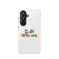 iPhone Case — "Built Different" Color Block Brick Design Magnetic Impact-Resistant Case