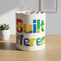 Built Different Brick-Style Ceramic Mug (11oz, 15oz)