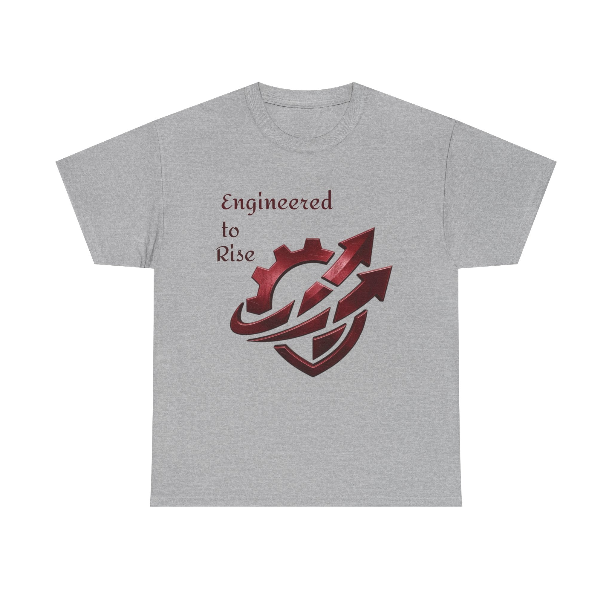 Engineered to Rise T-Shirt — "Built Different" Motivational Tech Tee
