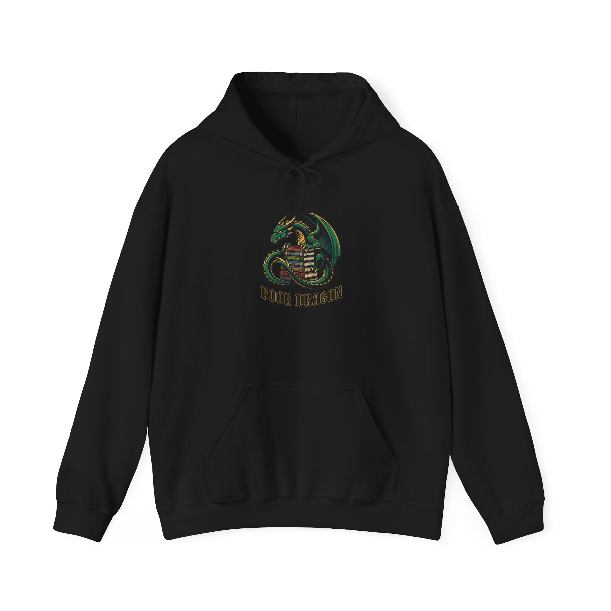 Book Dragon Hoodie | dragon, fantasy art, tattoo style