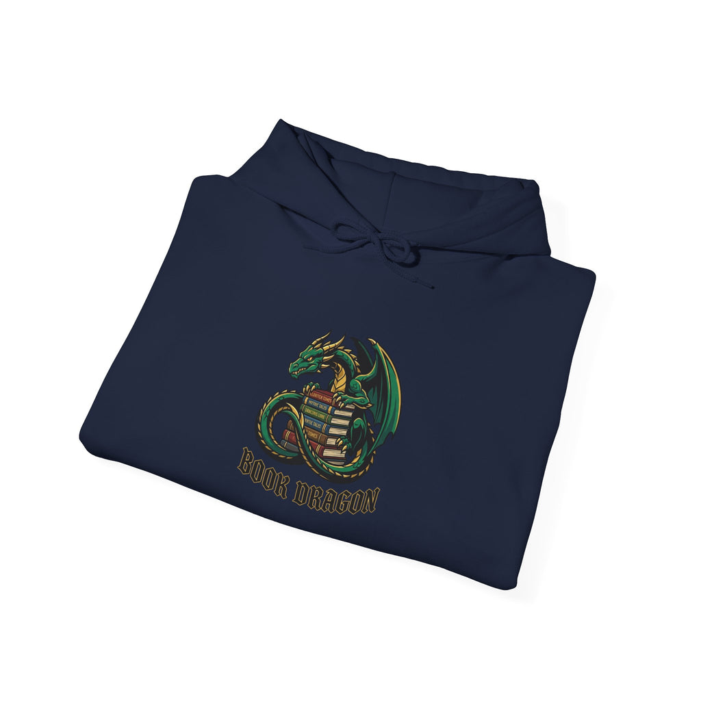 Book Dragon Hoodie | dragon, fantasy art, tattoo style
