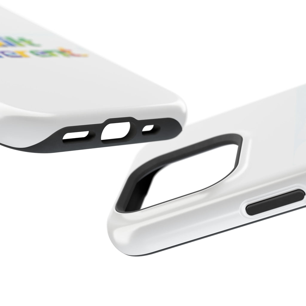 iPhone Case — "Built Different" Color Block Brick Design Magnetic Impact-Resistant Case