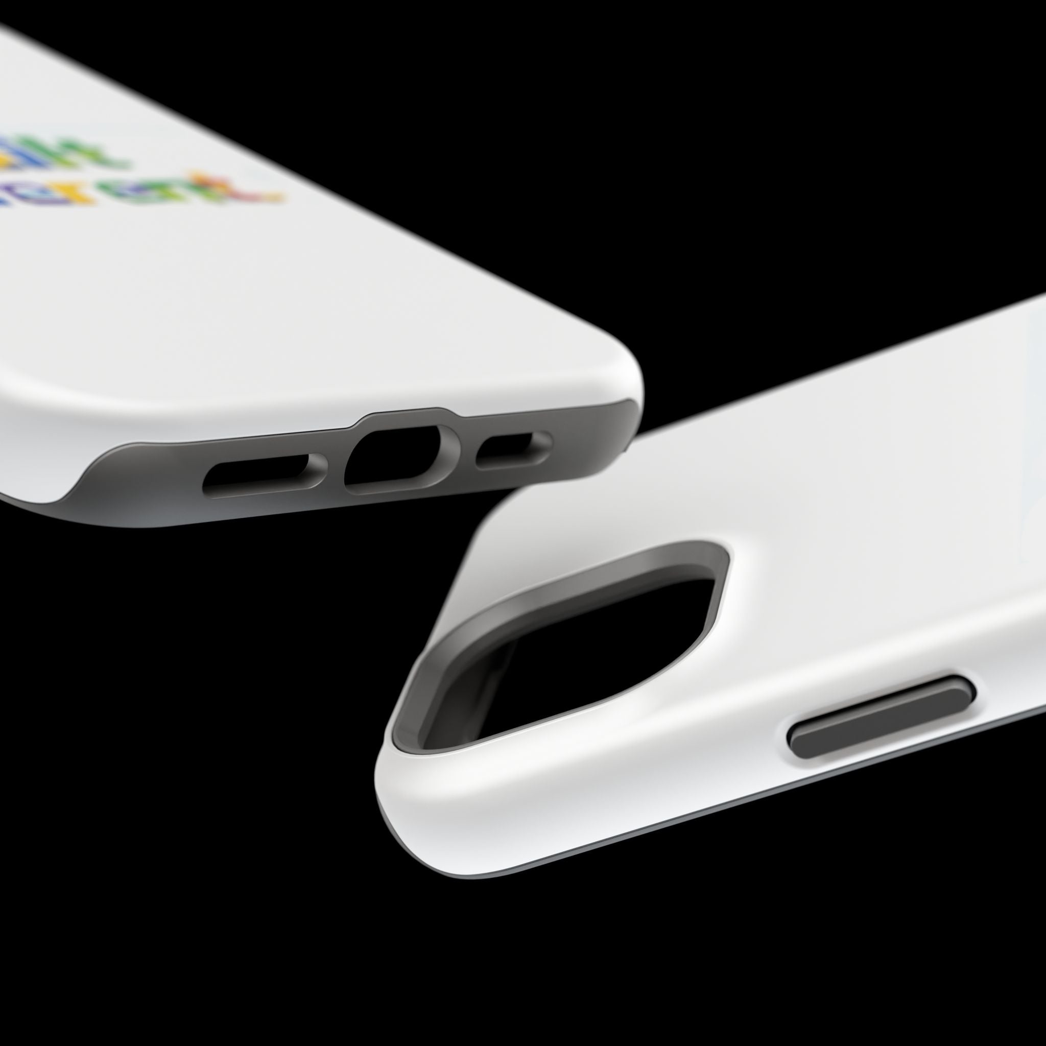 iPhone Case — "Built Different" Color Block Brick Design Magnetic Impact-Resistant Case