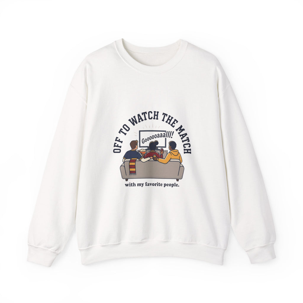 Off to Watch the Match Sweatshirt | soccer watch party, match-day outfit