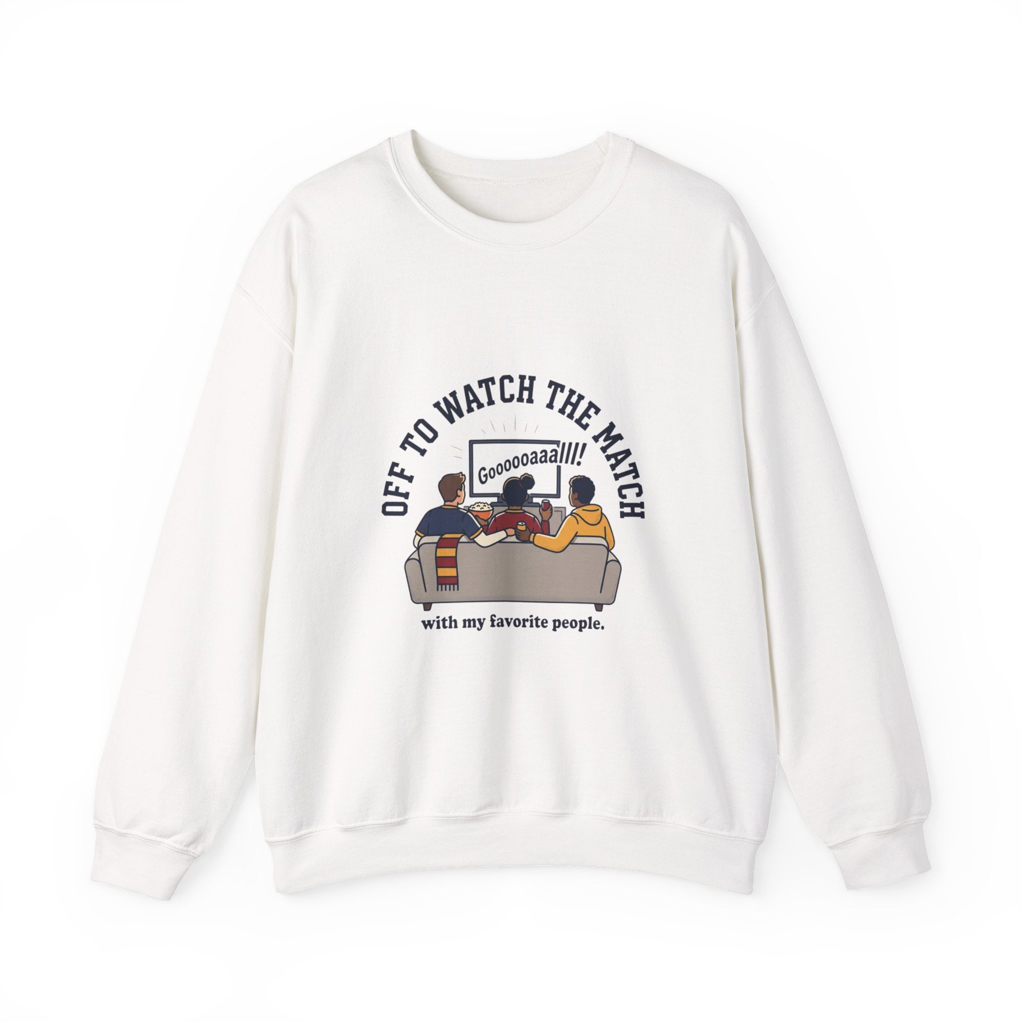 Off to Watch the Match Sweatshirt | soccer watch party, match-day outfit