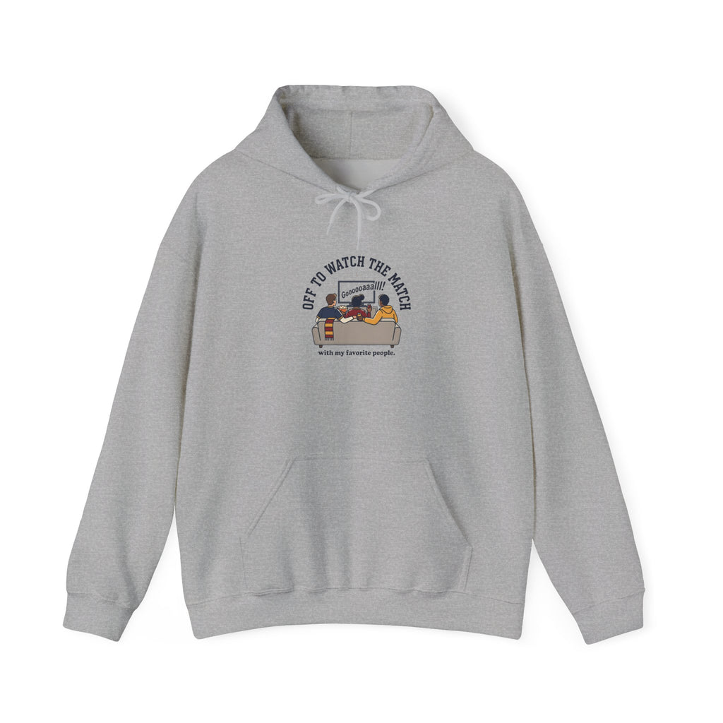 Off to Watch the Match Hoodie | soccer watch party, cozy hoodie