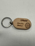 Custom Engraved Leather | Wood Keychaiins