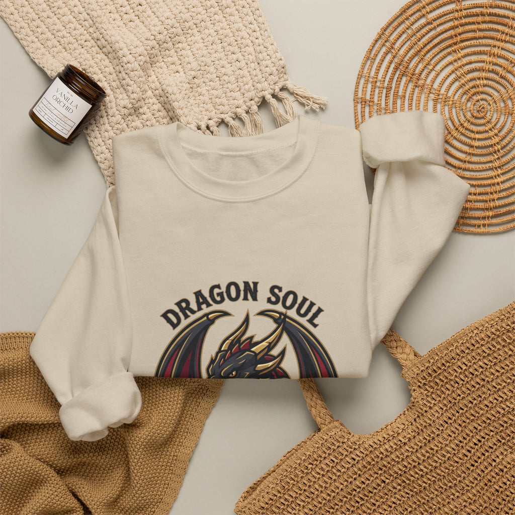 Dragon Soul Crewneck Sweatshirt | dragon, fantasy art, tattoo style