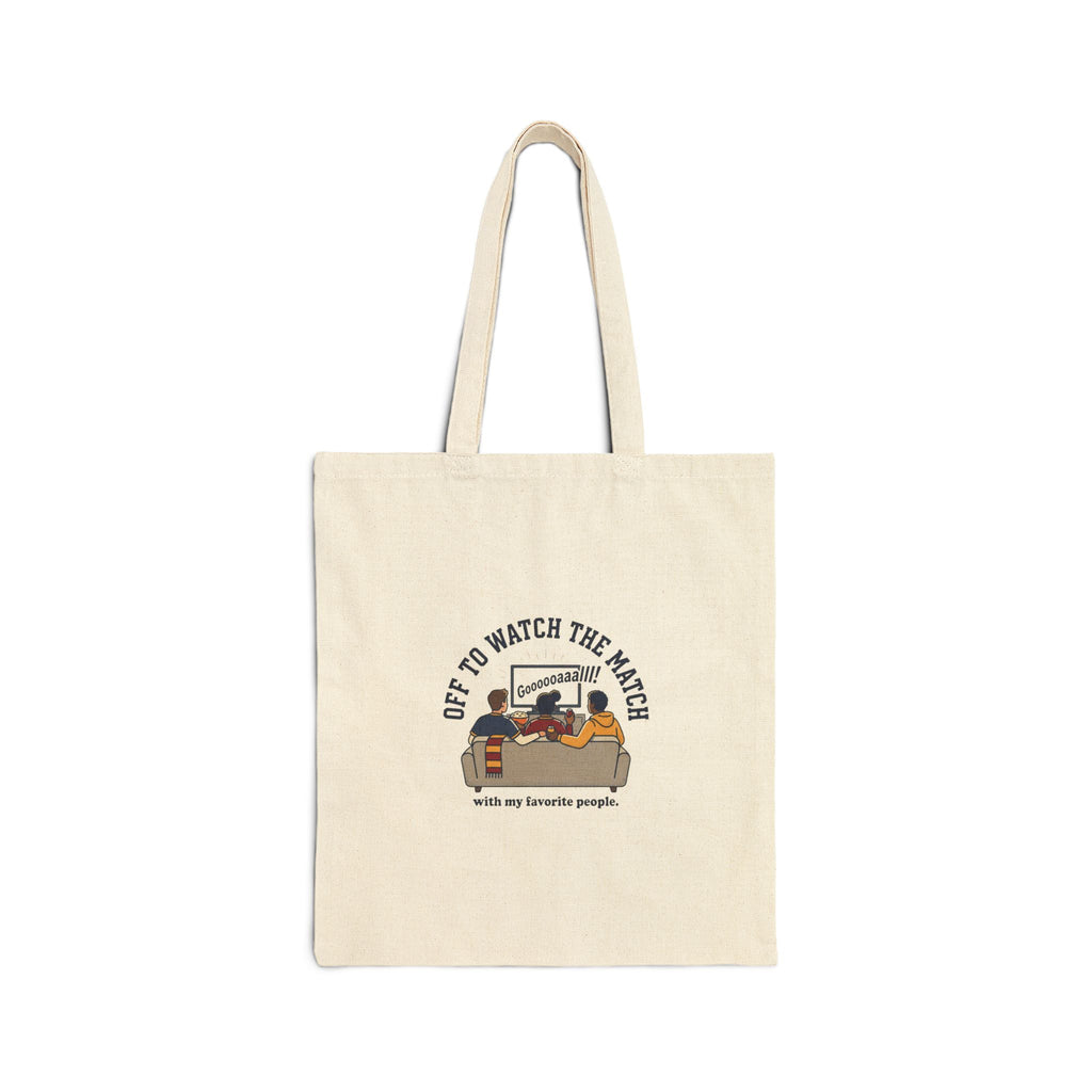 Off To Watch The Match Tote | Soccer Watch Party, Country Colors
