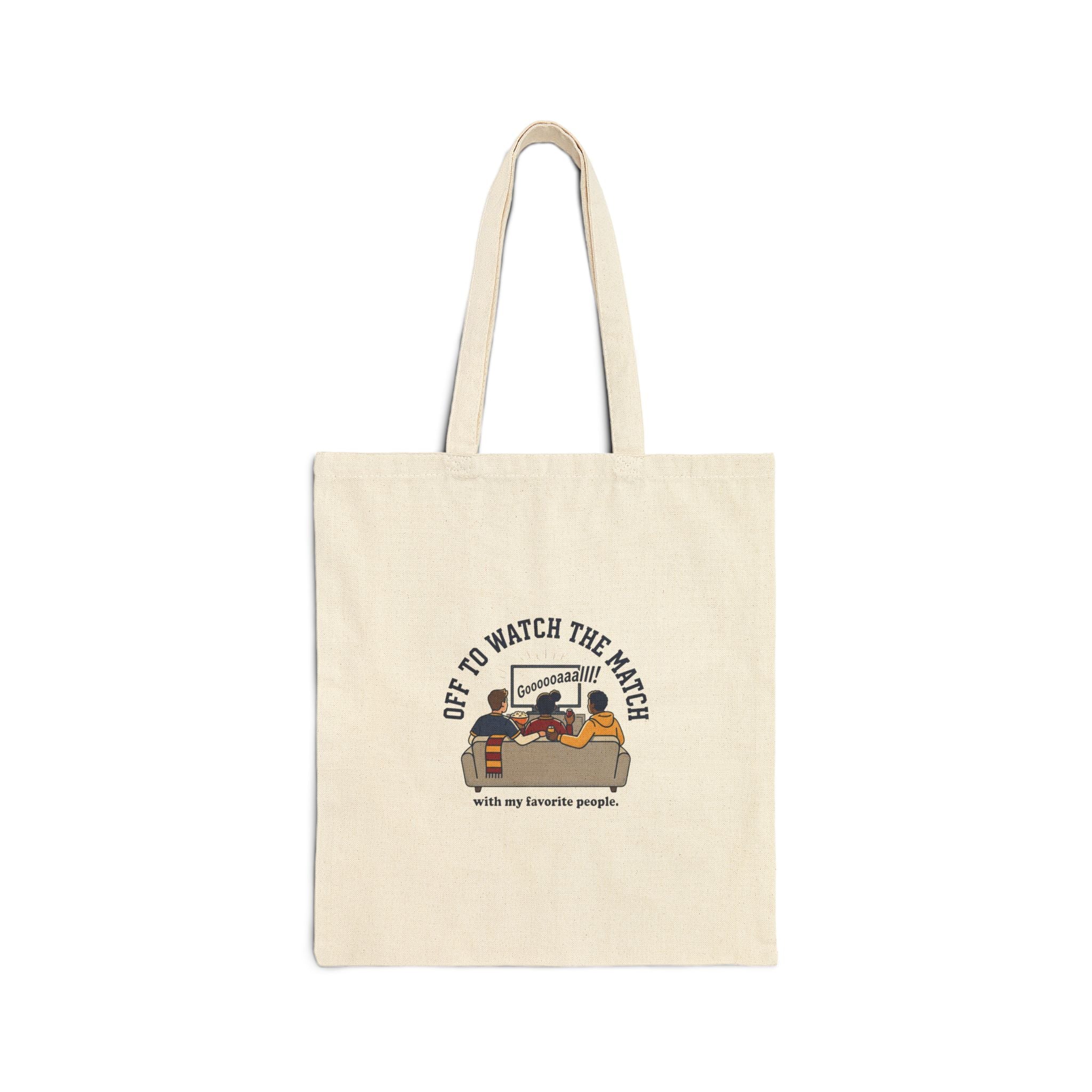 Off To Watch The Match Tote | Soccer Watch Party, Country Colors