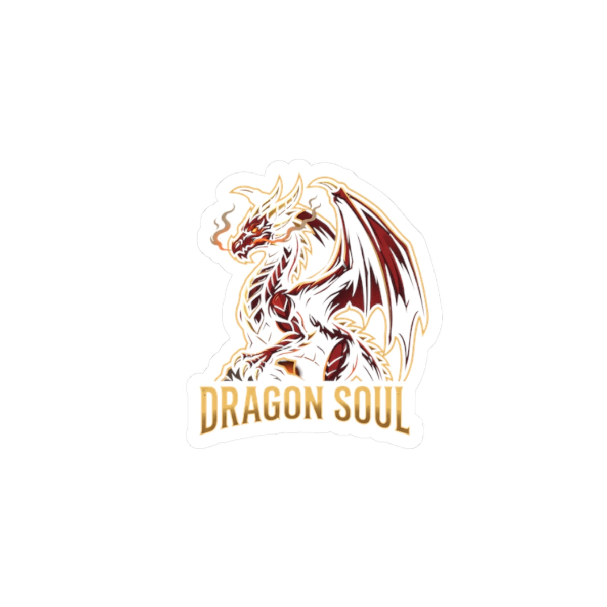 Dragon Soul Sticker | dragon, fantasy art, tattoo style