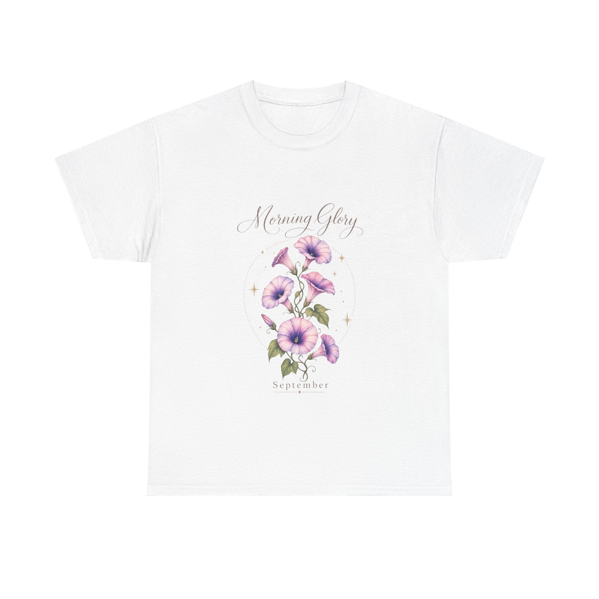 September Birth Flower Shirt – Morning Glory Floral Tee
