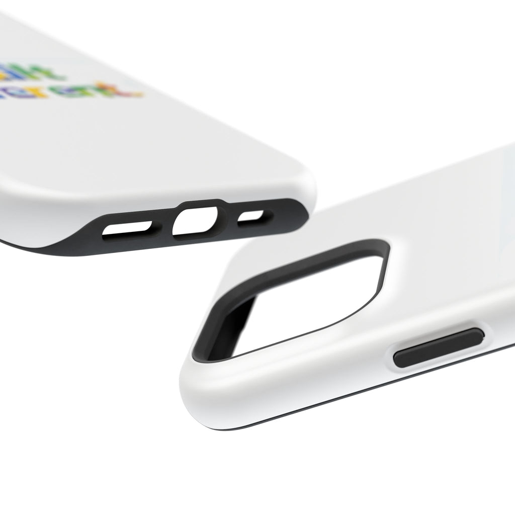 iPhone Case — "Built Different" Color Block Brick Design Magnetic Impact-Resistant Case