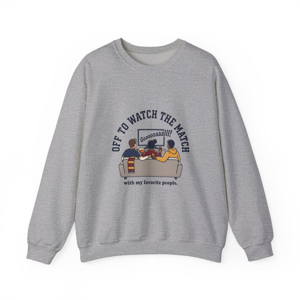 Off to Watch the Match Sweatshirt | soccer watch party, match-day outfit