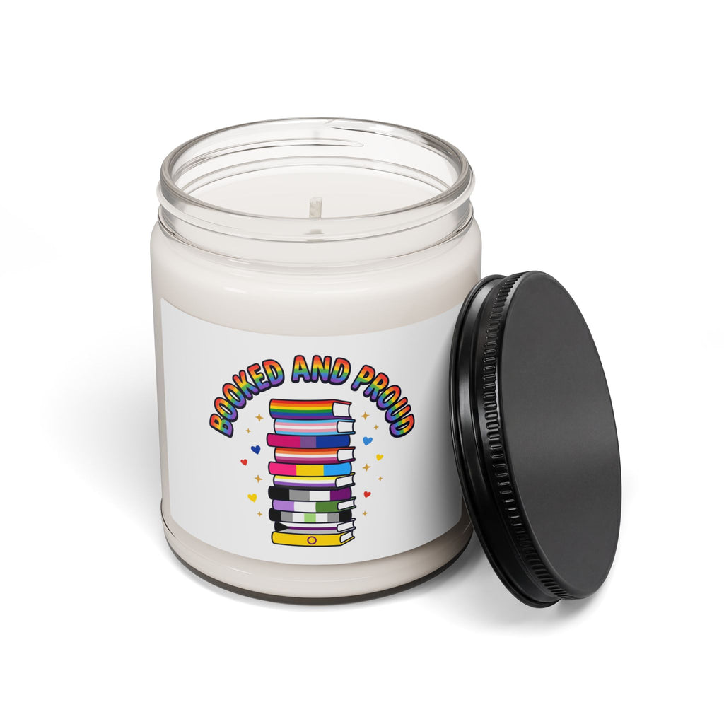 Bookish and Proud Candle, Soy 9oz | Pride, Queer Joy