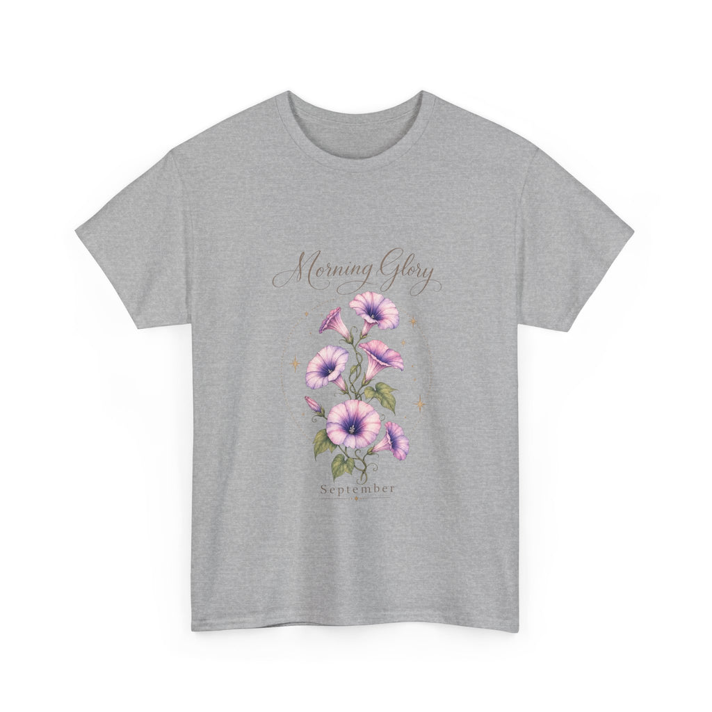 September Birth Flower Shirt – Morning Glory Floral Tee