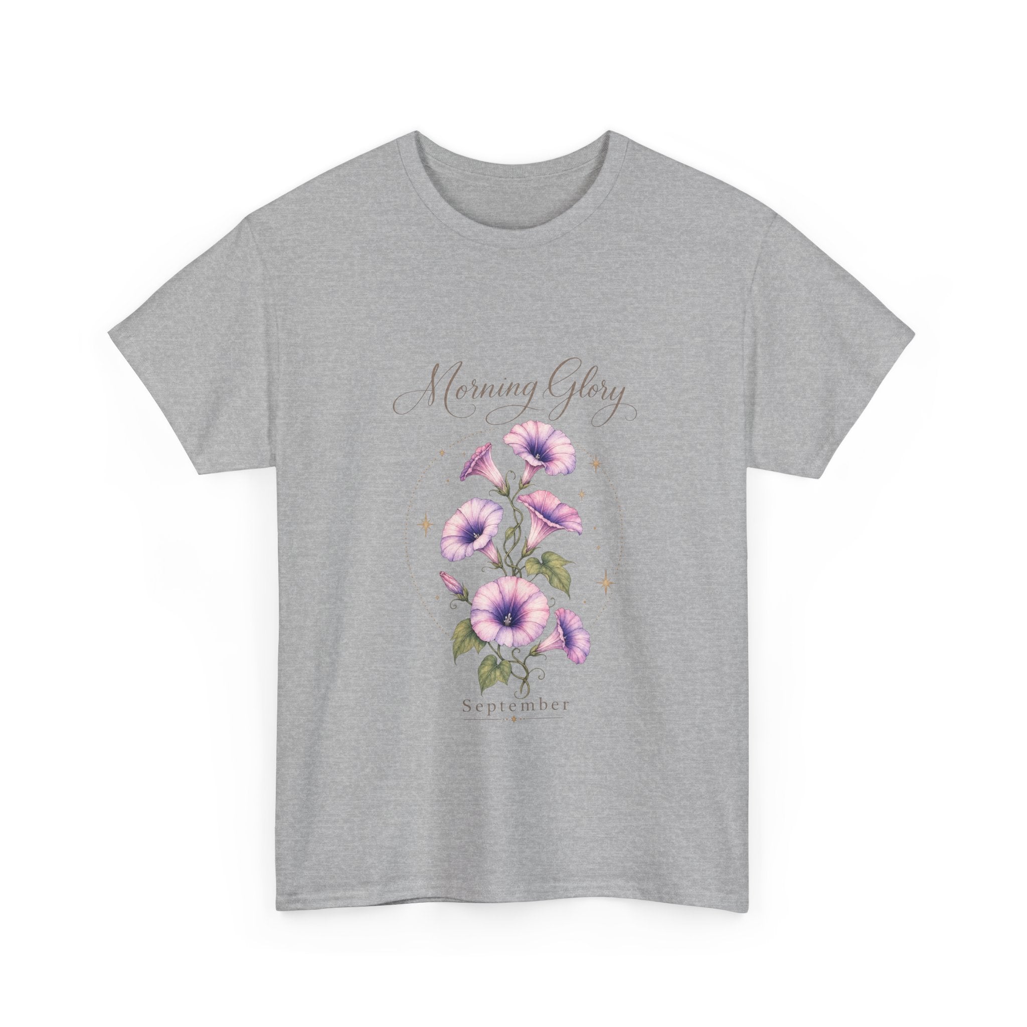 September Birth Flower Shirt – Morning Glory Floral Tee